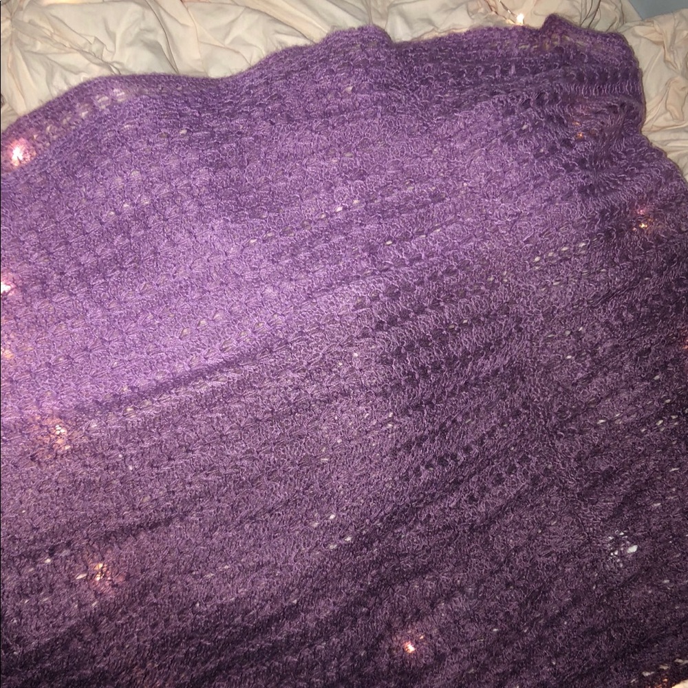 Purple Infinity Scarf - Picture 2 of 2